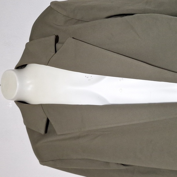 Elegant Olive Green Women's Jacket Blazer - Picture 6 of 12